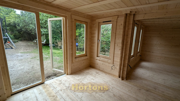 7.5 x 4.5m L shape insulated garden room _2